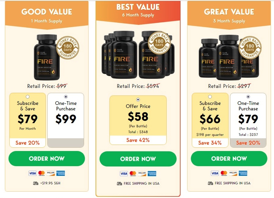 Clubhouse Fire Buy 6 Bottles